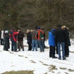 Eine Pause im Schnee